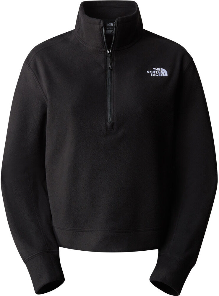 The North Face 100 glacier half zip forro polar mujer Negro (XL)