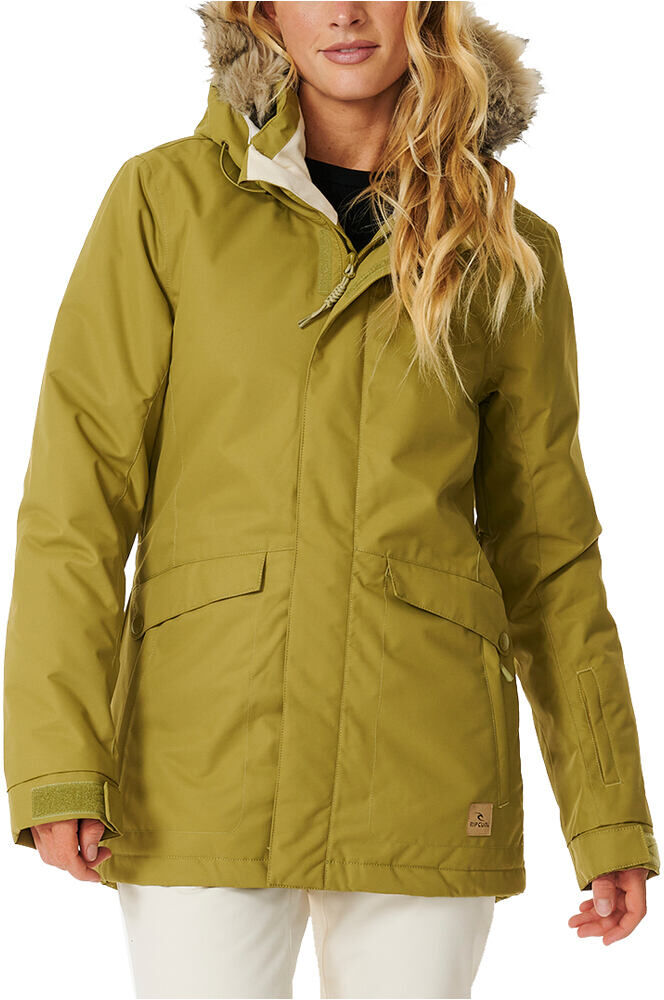 Rip Curl rider parker 10k/10k chaqueta esquí mujer Verde (M)