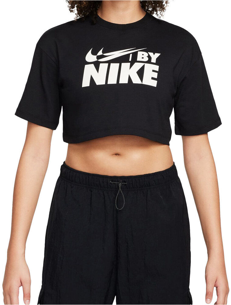 Nike sportswear crop camiseta manga corta mujer Negro (L)