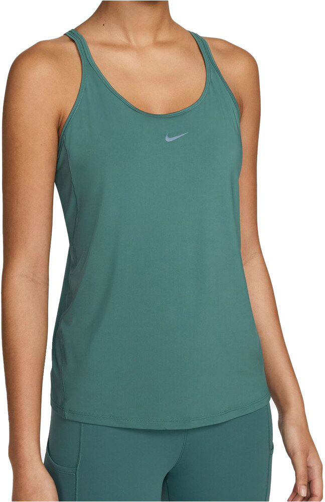 Nike dri-fit one classic camiseta tirantes fitness mujer Verde (M)