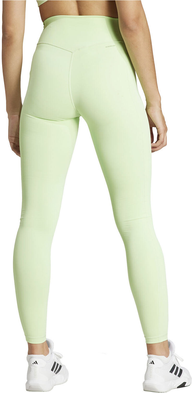 Adidas optime pantalones y mallas largas fitness mujer Verde (XS)