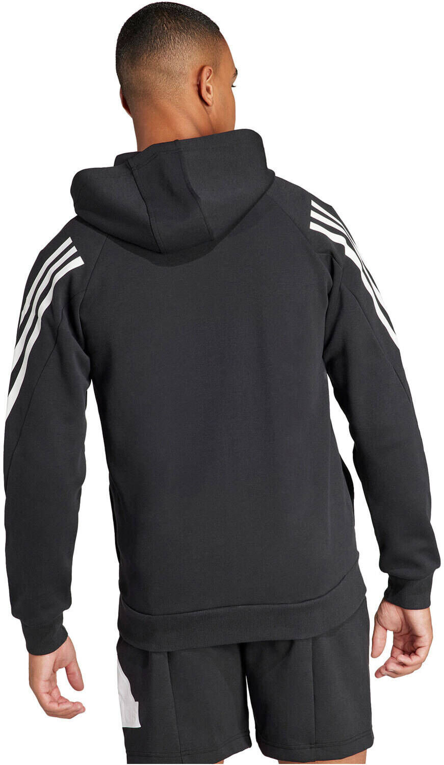 Adidas future icons 3 stripes sudadera hombre Negro (XS)