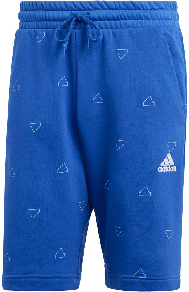 Adidas essentials monogram print bermudas hombre Azul (XXL)