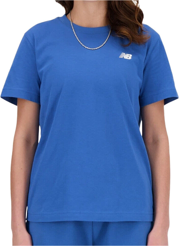 New Balance small logo camiseta manga corta mujer Azul (S)