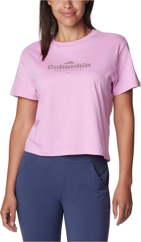 Columbia north cascades camiseta montaña manga corta mujer Morado (XL)