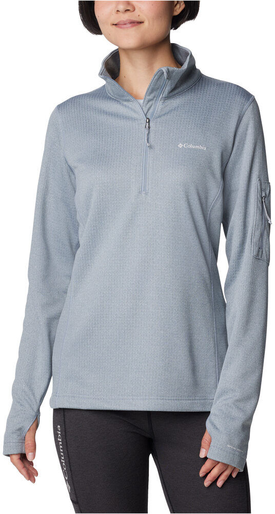 Columbia park view forro polar mujer Gris (XL)