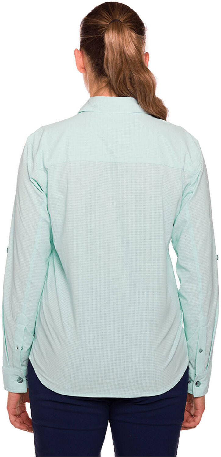 Trango ardones camisa montaña manga larga mujer Verde (L)