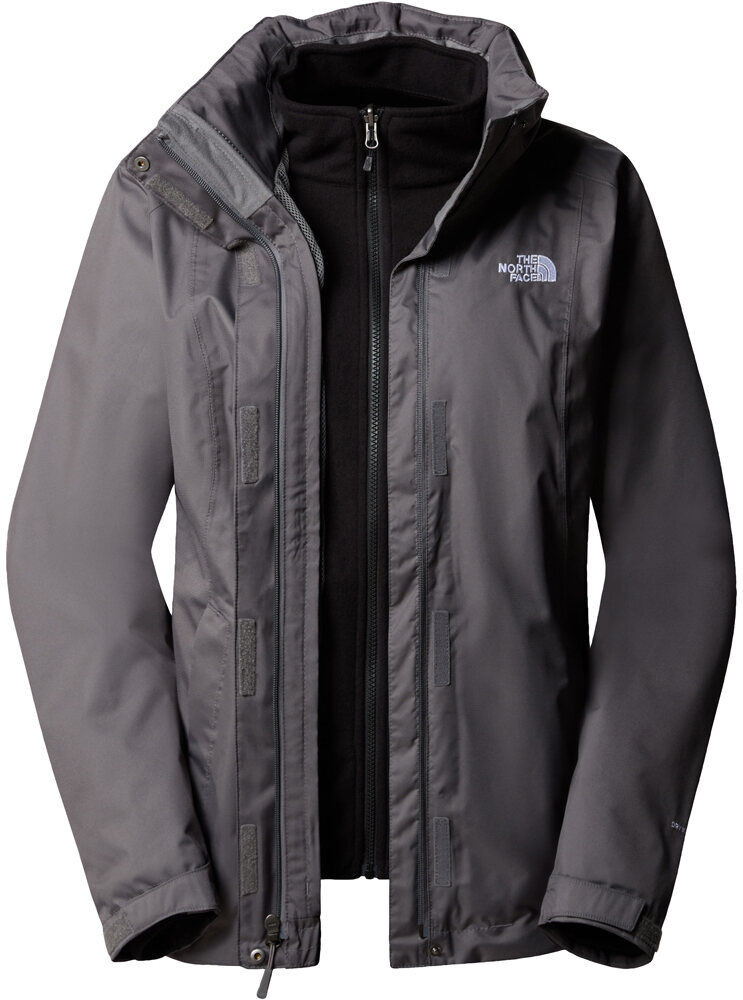 The North Face evolve ii triclimate chaqueta impermeable insulada mujer Gris (L)