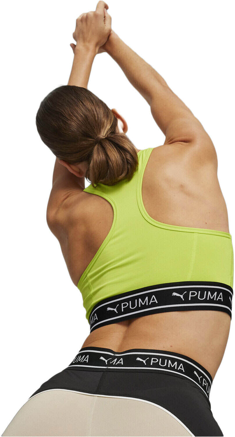 Puma 4keeps elastic sujetadores deportivos Verde (XS)