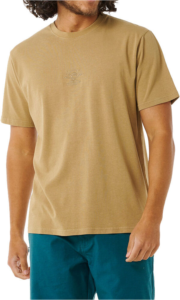 Rip Curl searchers embroidery camiseta manga corta hombre Verde (L)