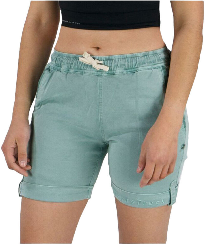 Jeans Track shira ws short pant pantalón corto montaña mujer Verde (XXS)