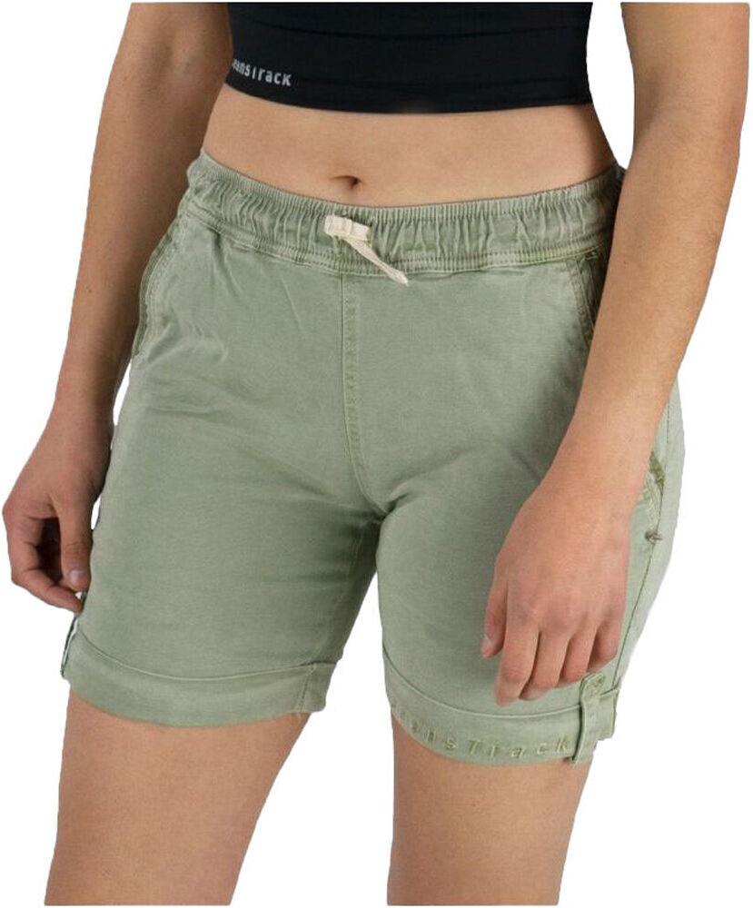 Jeans Track shira ws short pant pantalón corto montaña mujer Verde (XXS)