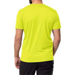 Jack Wolfskin tech camiseta montaña manga corta hombre Amarillo (L)