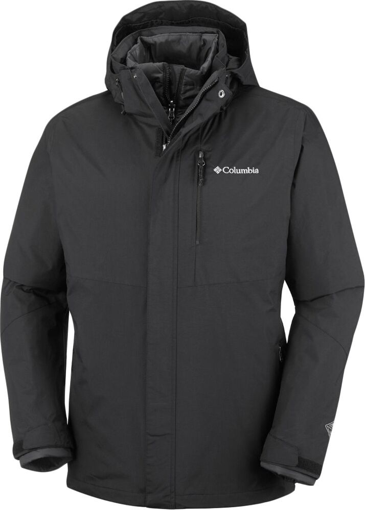 Columbia element blocker ii interchange chaqueta impermeable insulada hombre Negro (S)