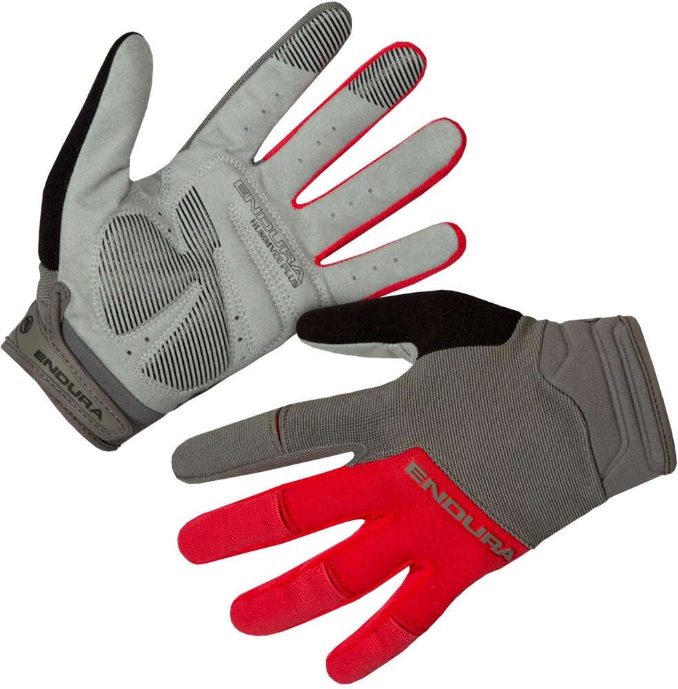 Endura hummbee plus ii guantes largos ciclismo Rojo (XS)