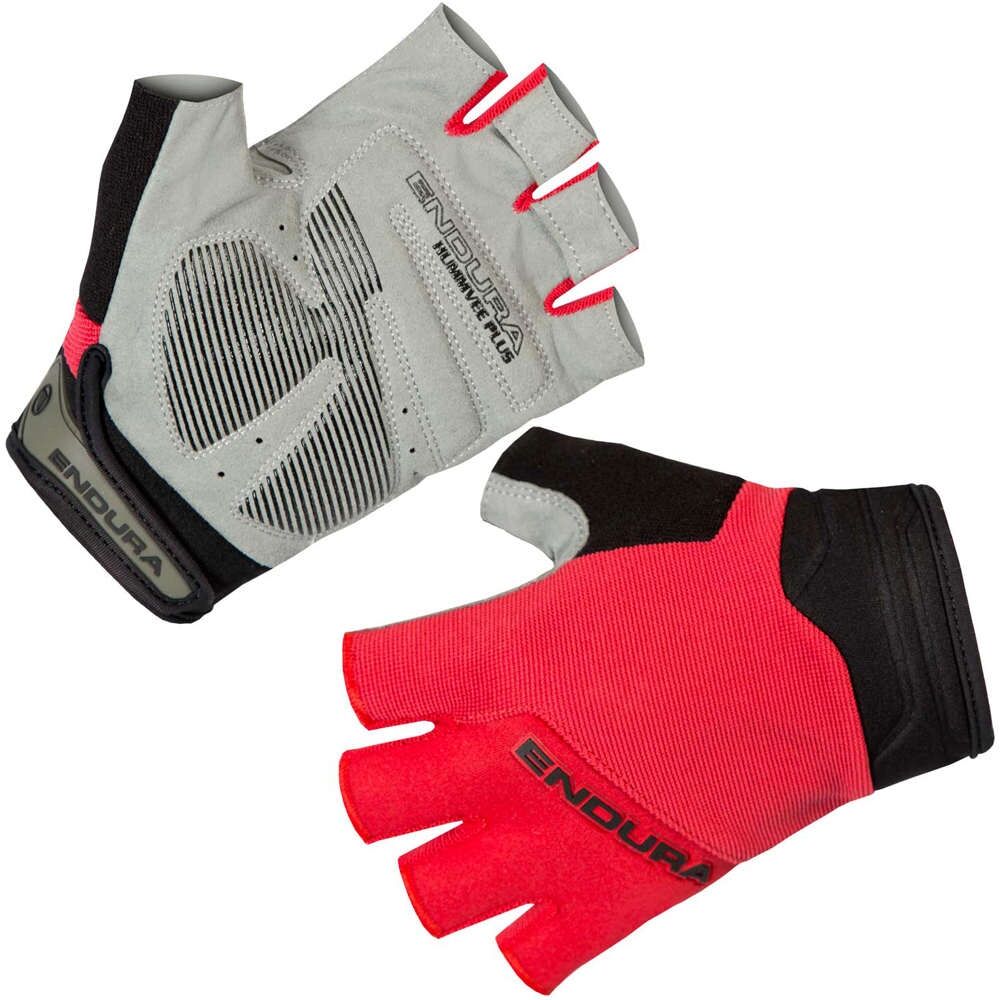 Endura hummvee plus ii guantes cortos ciclismo Rojo (XS)