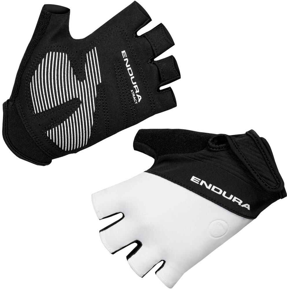 Endura xtract ii guantes cortos ciclismo Blanco (XS)