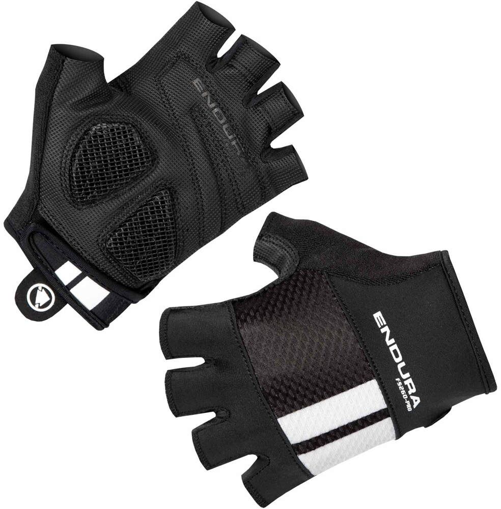 Endura fs260-pro guantes cortos ciclismo Negro (XS)