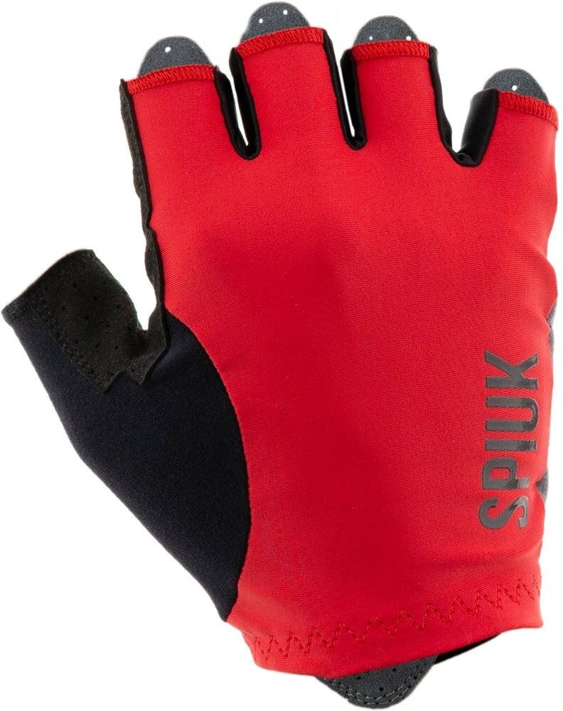 Spiuk anatomic rojo negro guantes cortos ciclismo Rojo (XXL)