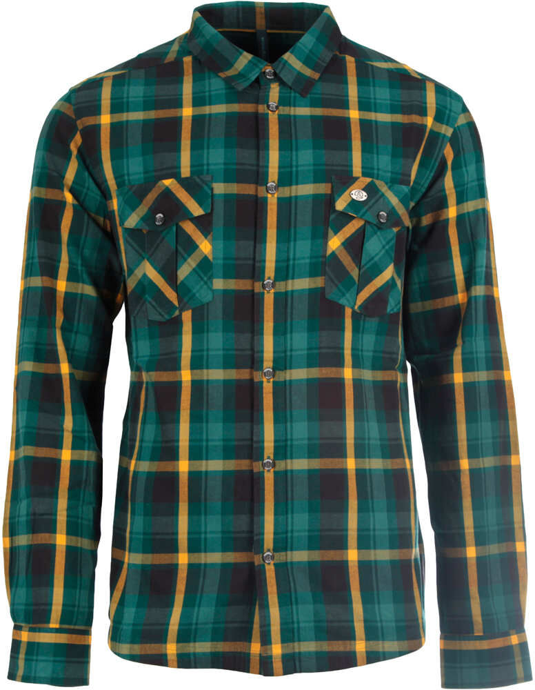 Ternua glyde fmw camisa montaña manga larga hombre Verde (S)