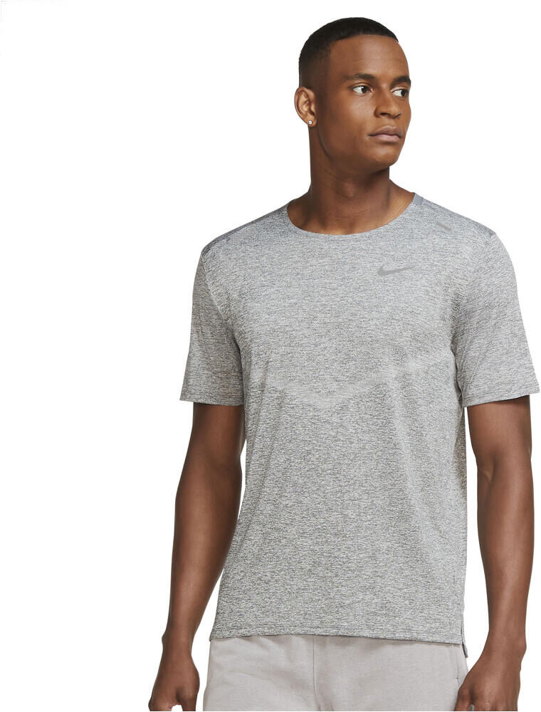 Nike dri-fit rise 365 camiseta técnica manga corta hombre Gris (M)