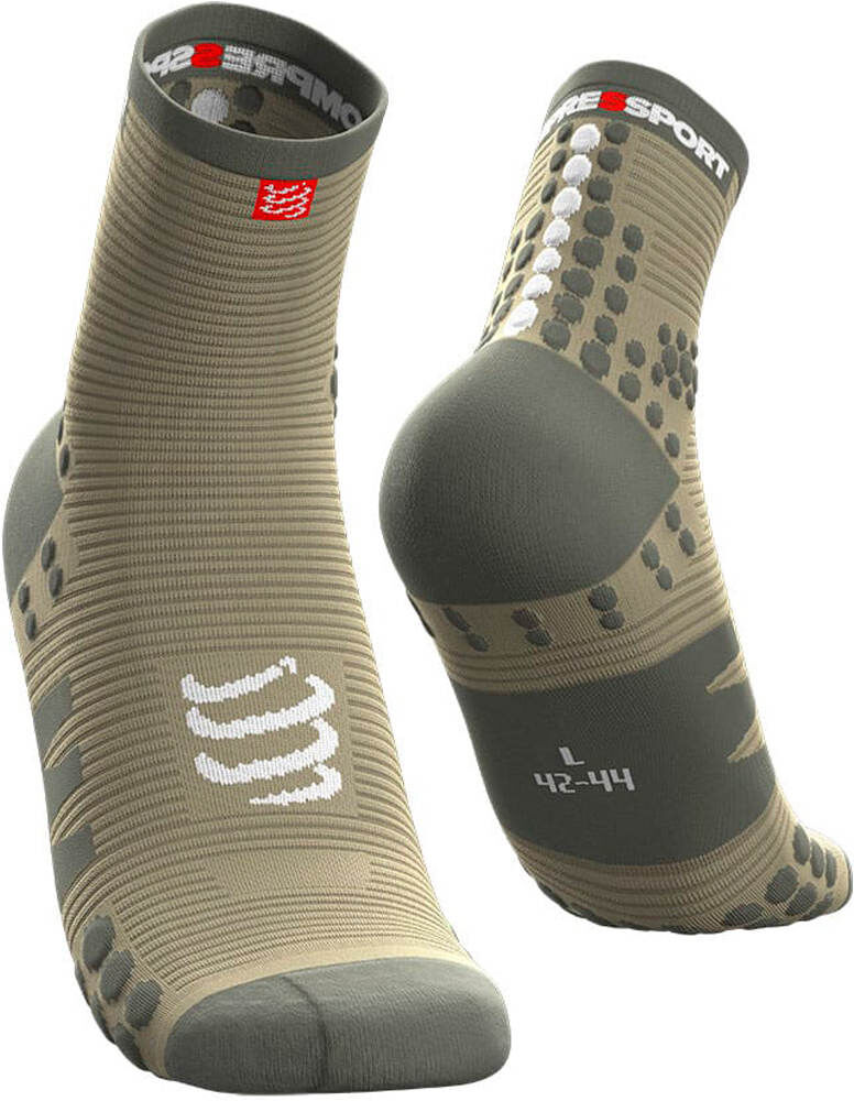 Compressport pro racing socks v30 run high calcetines running Verde (35-38)