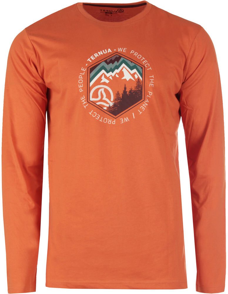 Ternua nobber fmw camiseta montaña manga larga hombre Naranja (XXL)