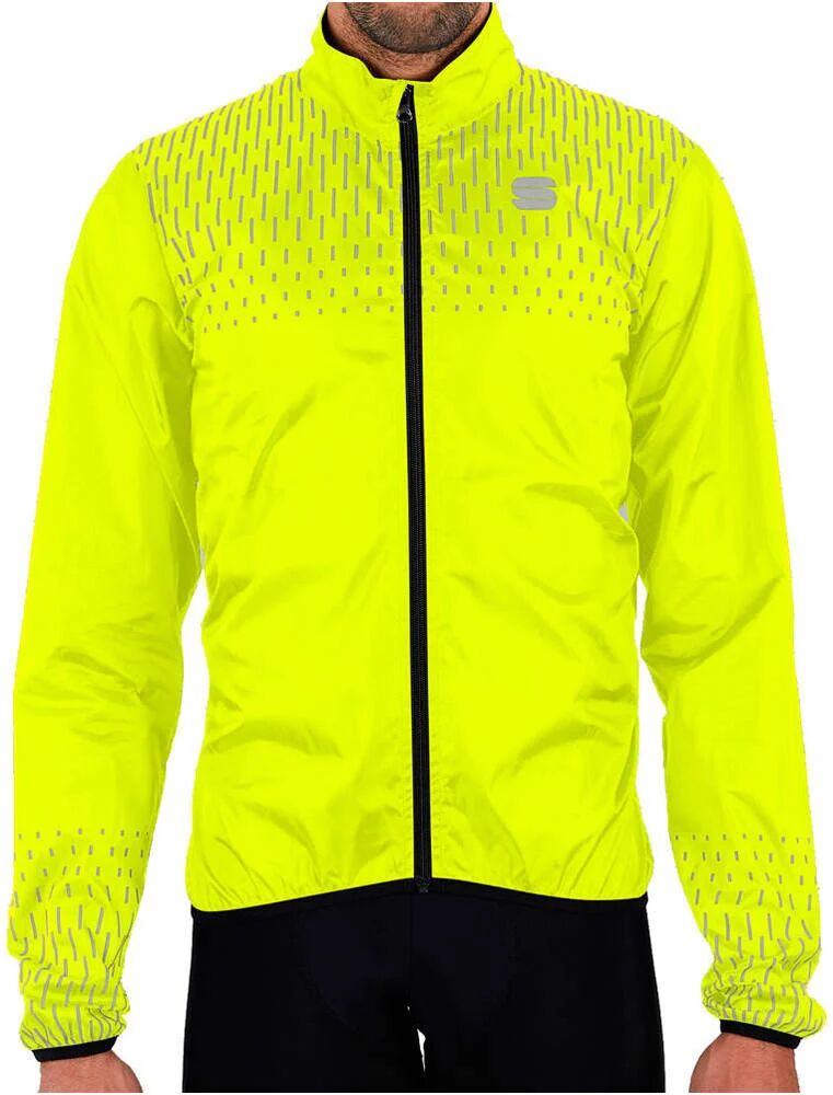 Sportful reflex chaqueta impermeable ciclismo hombre Amarillo