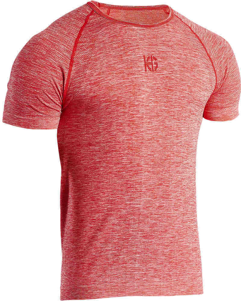 Sporthg hg-flow short sleeved jaspe t-sh camiseta técnica manga corta hombre Rojo (M)