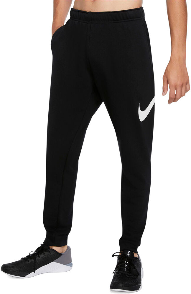 Nike dri-fit swoosh pantalon fitness hombre Negro (M)