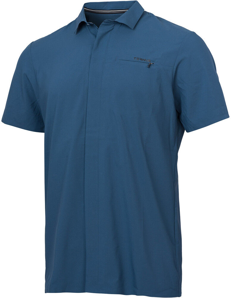 Ternua terra st camisa montaña manga corta hombre Azul (S)