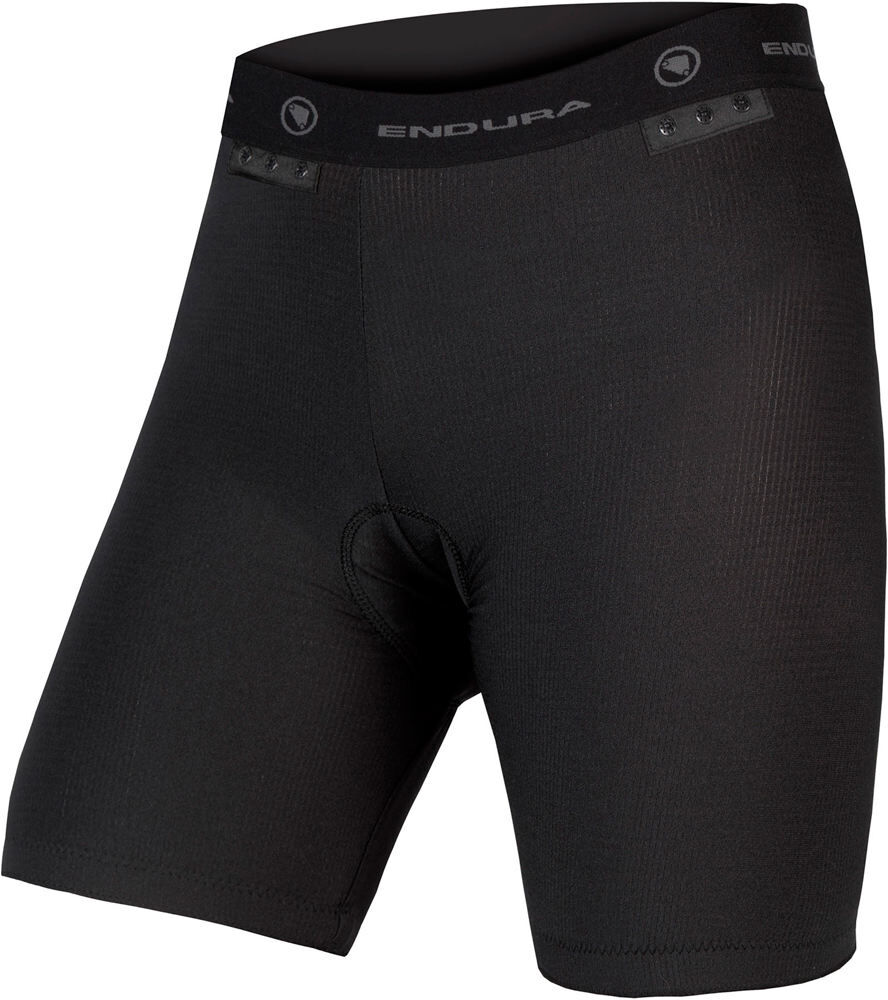 Endura short clickfasta de mujer pantalones térmicos cortos Negro (L)