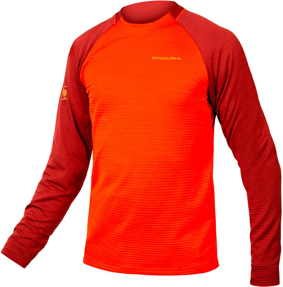 Endura camiseta exterior trmica m/l singletrack maillot manga larga hombre  (L)