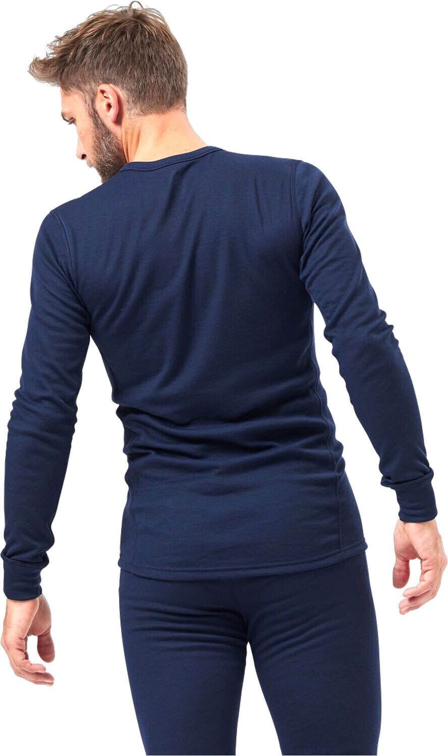 Odlo top crew neck l/s active camiseta térmica manga larga hombre Marino