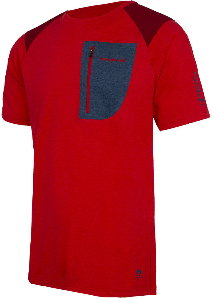 Trango trx2 pro short camiseta montaña manga corta hombre Rojo (XL)