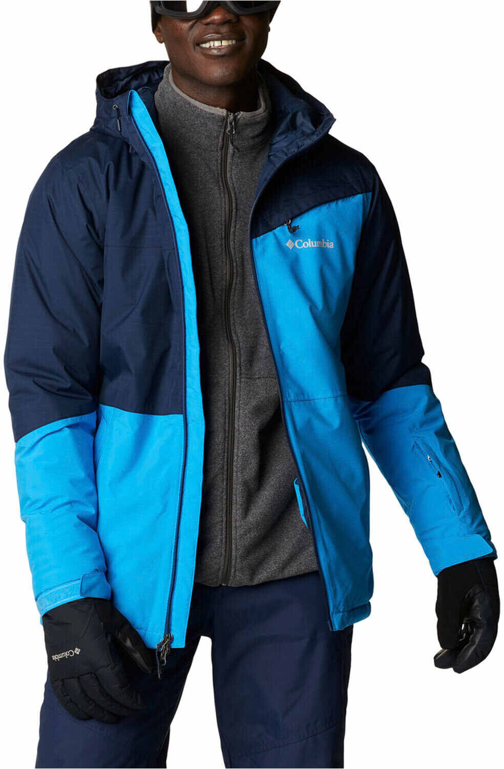 Columbia iceberg point jacket chaqueta esquí hombre Azul (L)