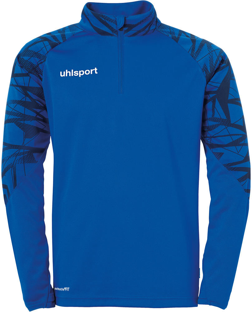 Uhlsport goal 25 1/4 zip camisetas fútbol manga larga Azul (XXL)