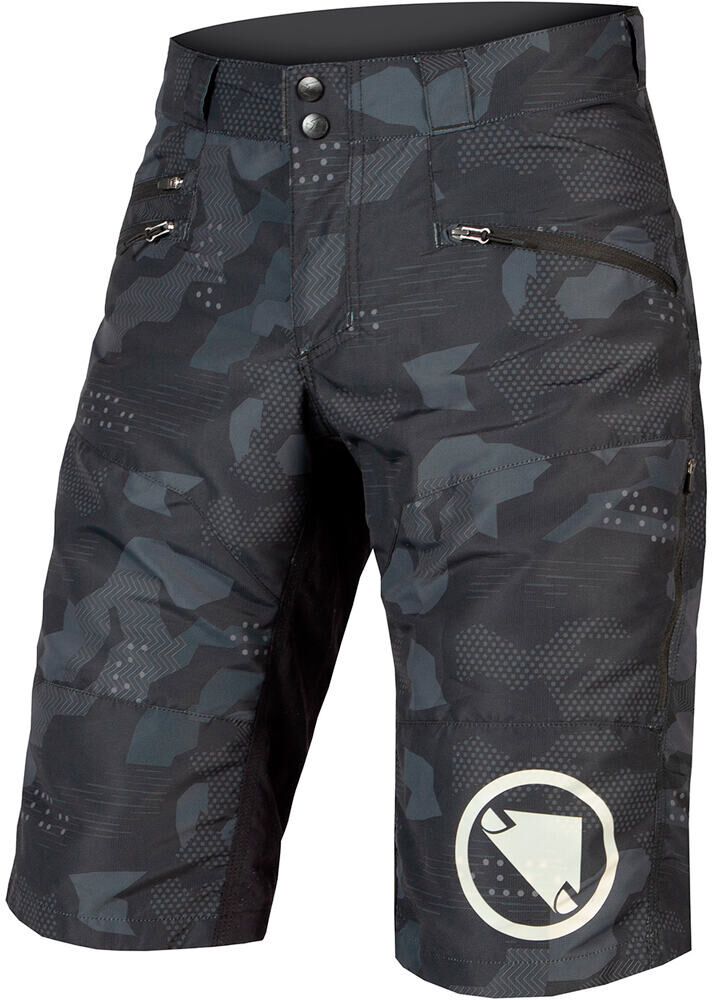 Endura singletrack ii pantalón corto ciclismo hombre Negro (XXL)