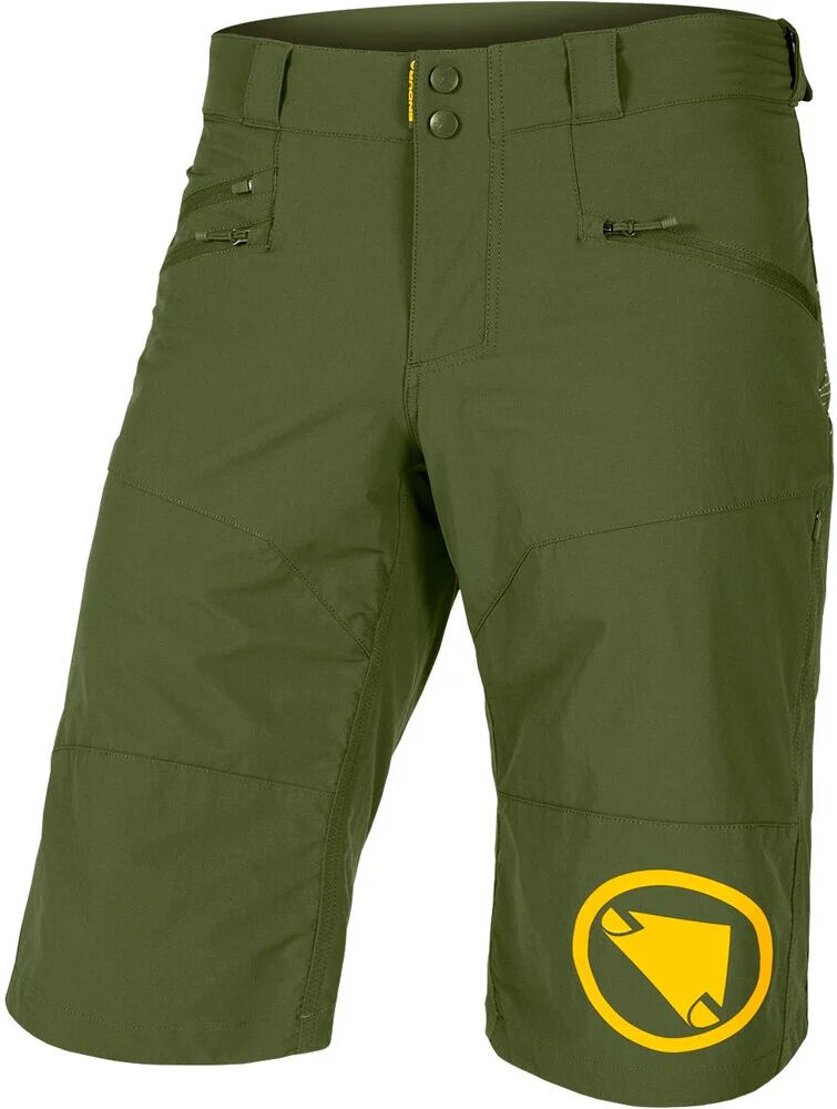 Endura singletrack ii pantalón corto ciclismo hombre Verde (S)