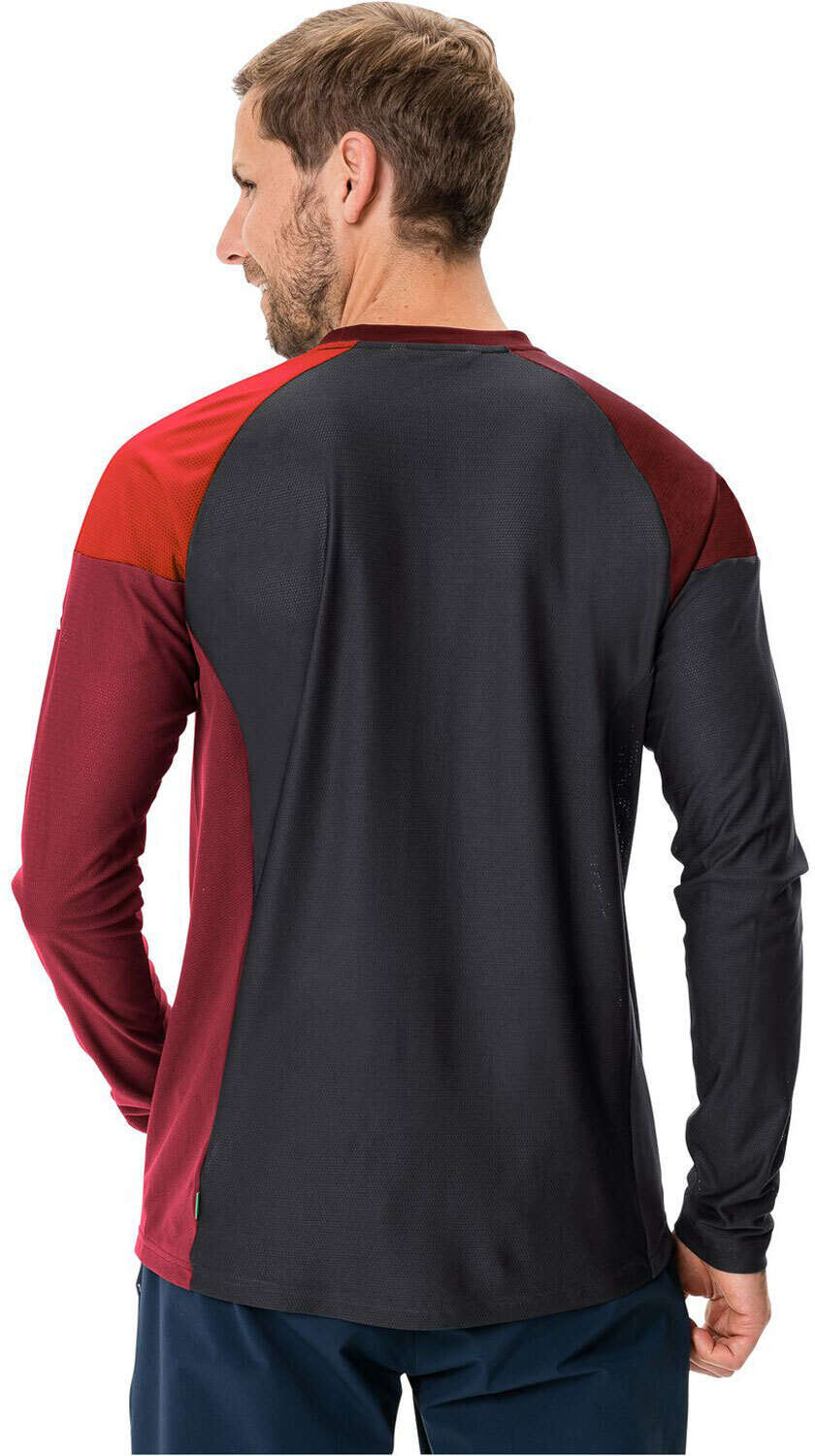 Vaude moab ls vi maillot manga larga hombre Rojo (M)