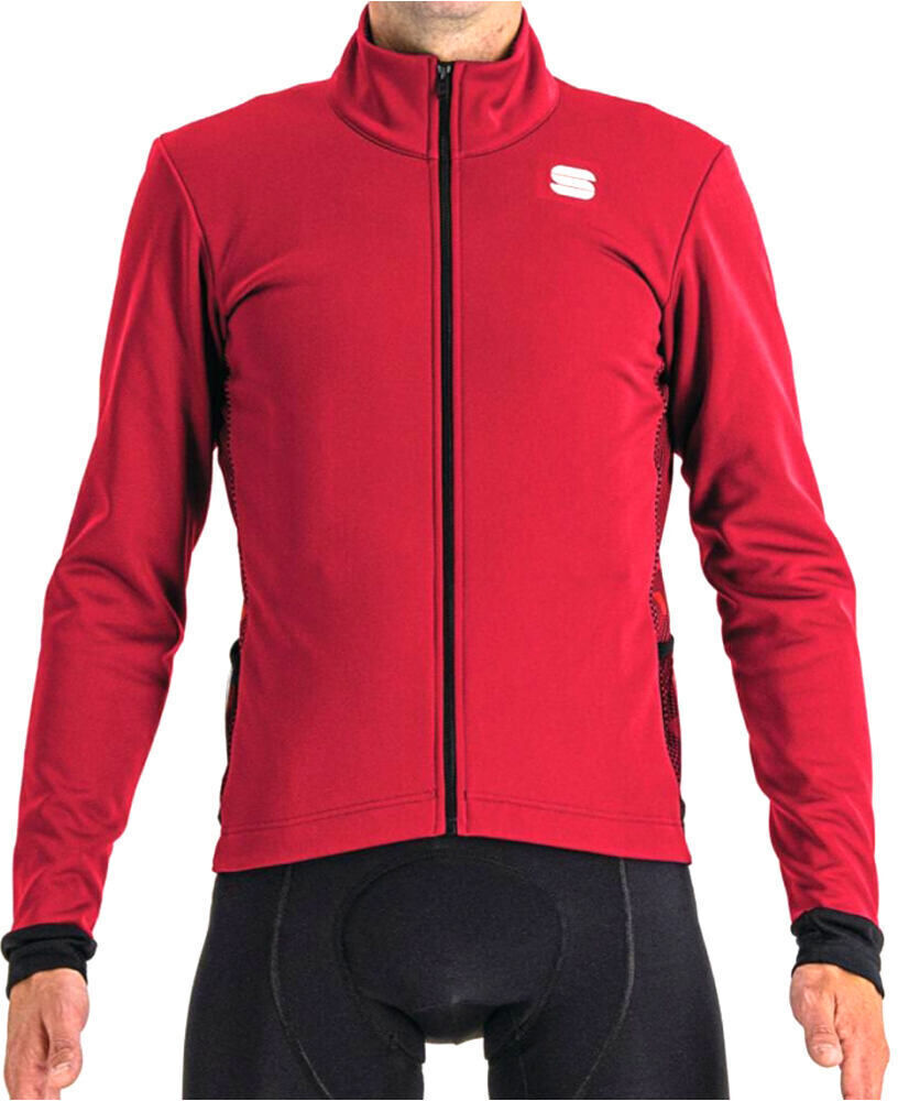 Sportful neo softshell jacket cortavientos ciclismo hombre Rojo (L)