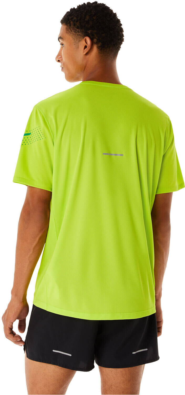 Asics icon camiseta técnica manga corta hombre Lila (S)