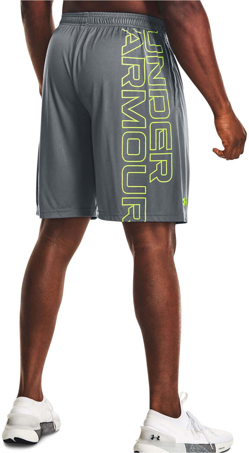 Under Armour tech wm graphic pantalón corto fitness hombre Gris (L)