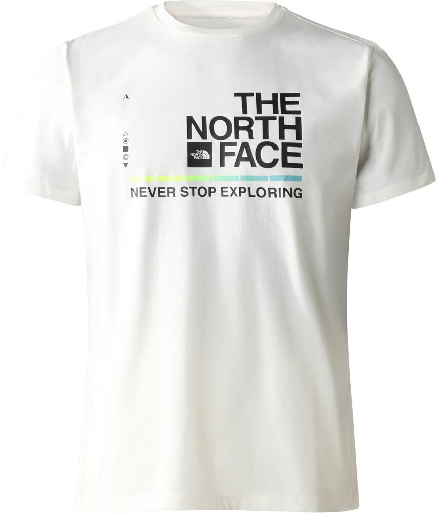 The North Face foundationaphic - e camiseta montaña manga corta hombre Blanco (XL)