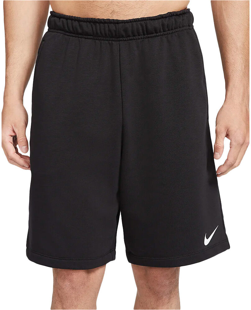 Nike dri-fit fleece pantalón corto fitness hombre Negro (XL)