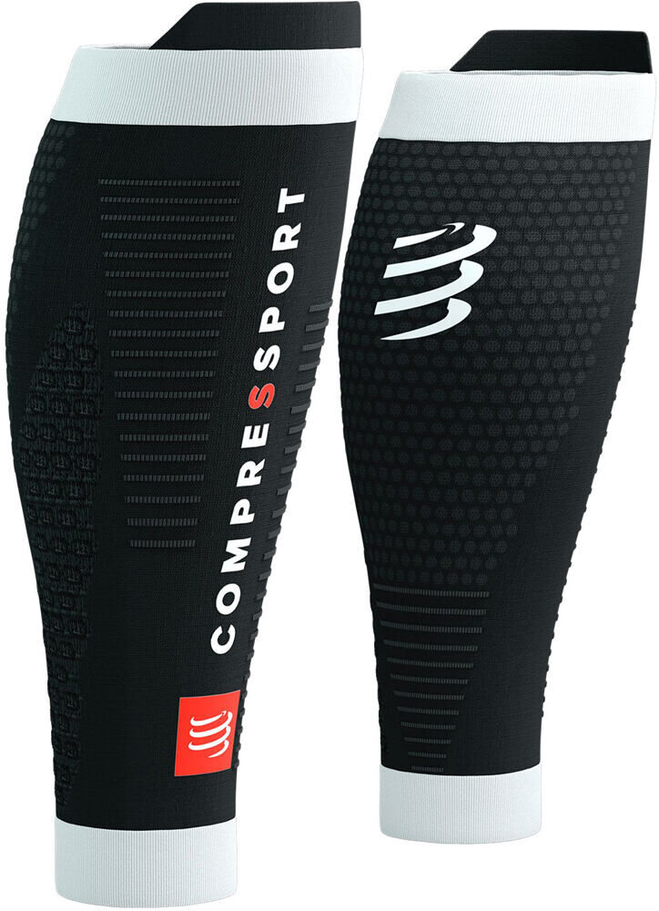 Compressport r2 30 pernera calcetines running Negro (1)