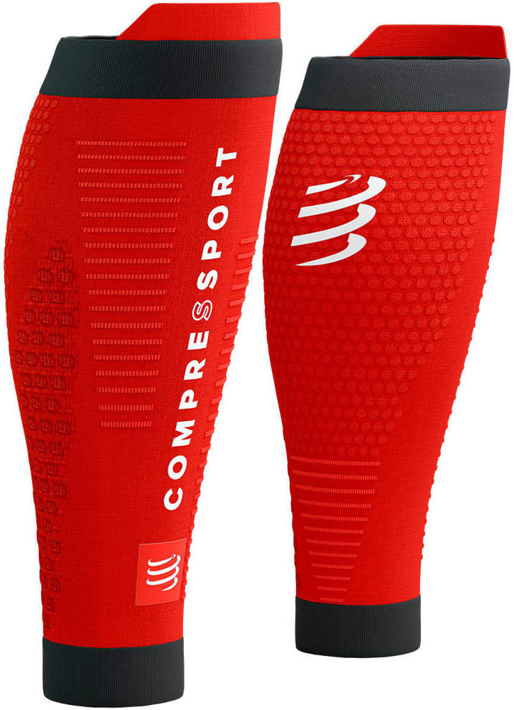 Compressport r2 30 pernera calcetines running Rojo (1)