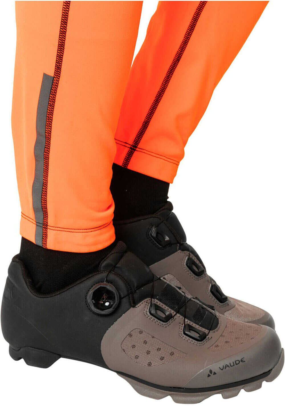 Vaude kuro warm bib tights culotte largo hombre Naranja (XXL)