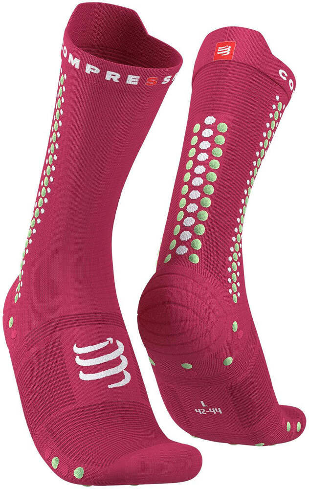 Compressport pro racing socks v40 bike calcetines running Verde (1)