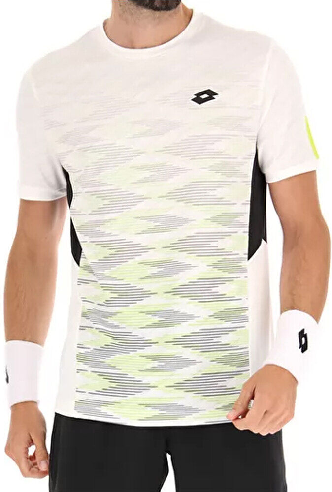 Lotto tech i - d4 camiseta tenis manga corta hombre Blanco (S)